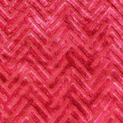 Geometric Velvet Fabric
