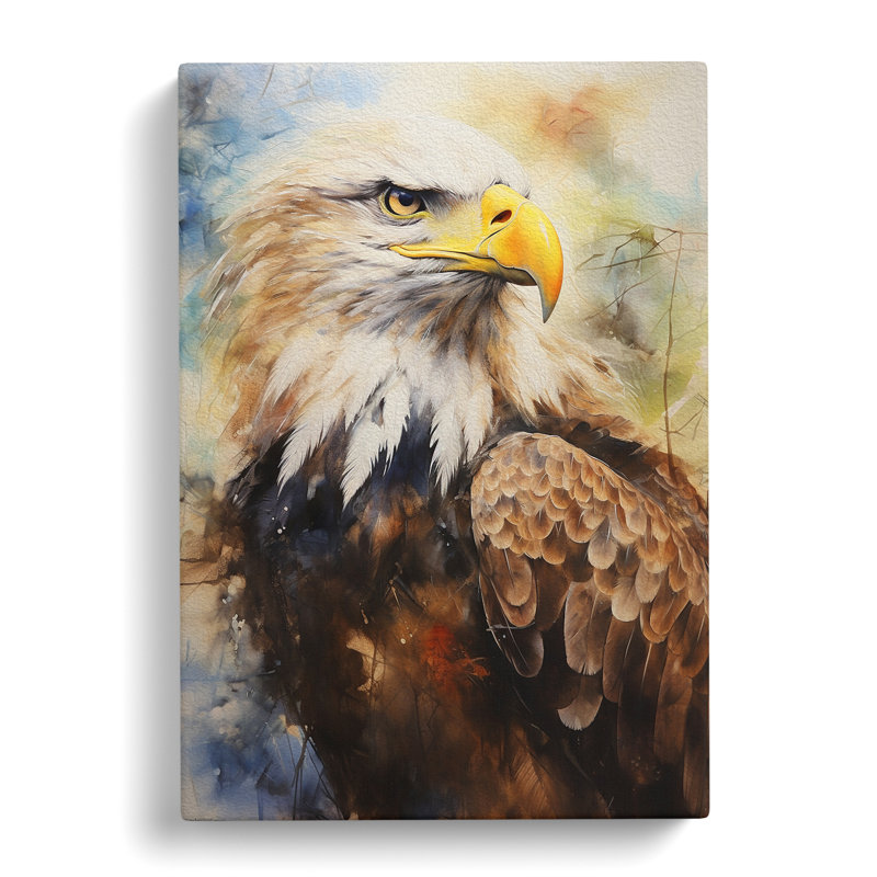 Eagle Expressionism No.2 - Wrapped Canvas, 60cm H x 40cm W x 3cm D