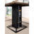 Hellman Square with Steel Base Dining Table