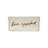 Stoneware Rectangular Platter With Wax Relief “Bon Appétit” Design