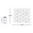 Supreme Tile White Carrara Octagon and Dot Marble Look Mosaic Wall Tile