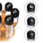 Freestanding Wood Spice Jar & Rack Set