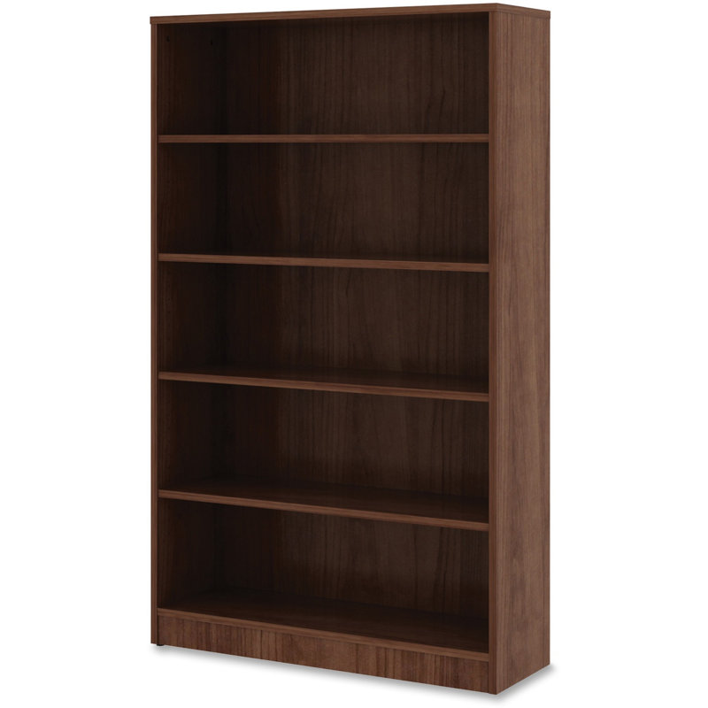 Orlanda Bookcase, Walnut, (5 Shelves) 60" H x 36" W x 12" D