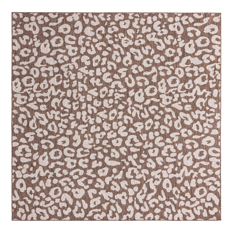 Animal Print Indoor / Outdoor Rug, Square 10'