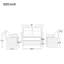 Ensemble de mobilier de patio en U-1166185900