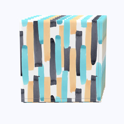 100% Cotton Striped Square Napkin