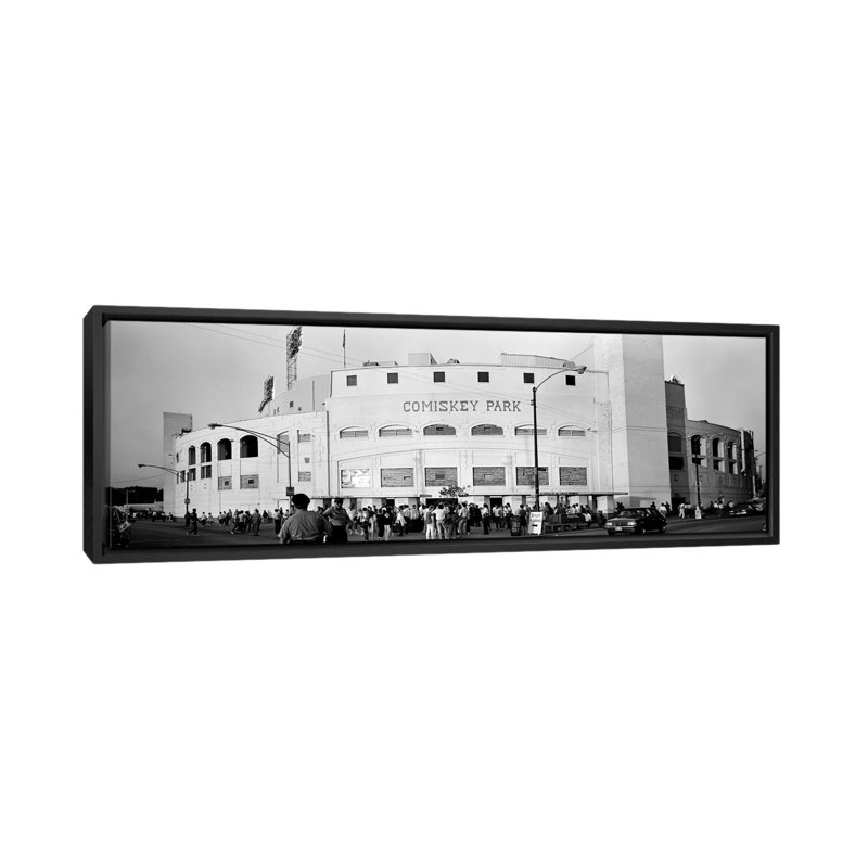 « comiskey park, chicago, illinois », reproduction de photo sur toile, H 20 po x l 60 po x P 1,5 po, Toile tendue