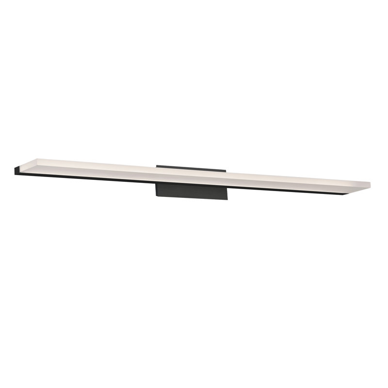  Salas Dimmable LED Bath Bar, Black, 3" H x 37" W x 5" D