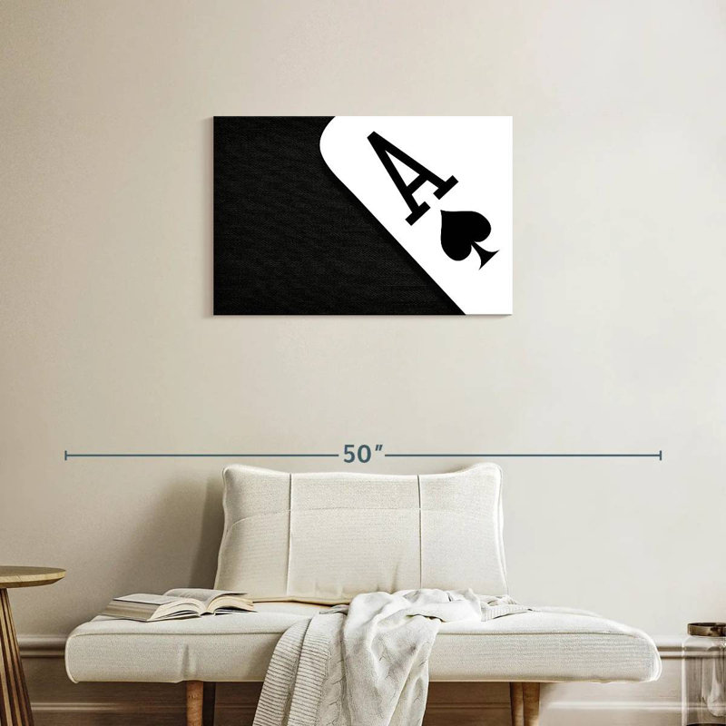 Senne Ace Of Spades, 20" H x 30" W