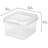 Sterilite Plastic Stacking FlipTop Latching Storage Box Container-607989446-607989443-607989442