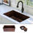 Luxury 30 " L Undermount Single Bowl Copper Kitchen Sink