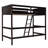 Solid Wood Twin Size Loft Bed with Ladder