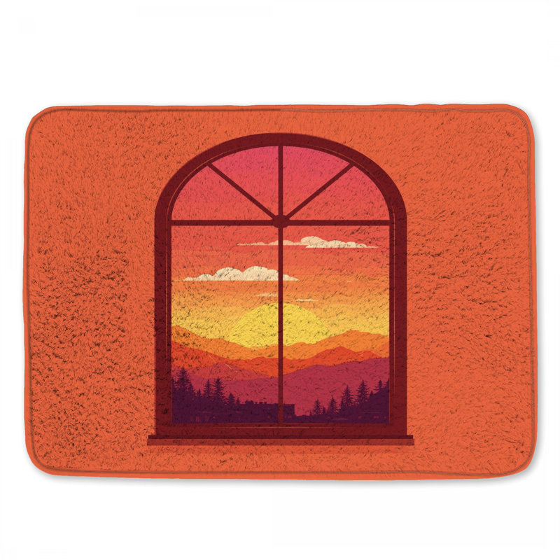 Tapis de bain Sunset, L 34 po x L 21 po