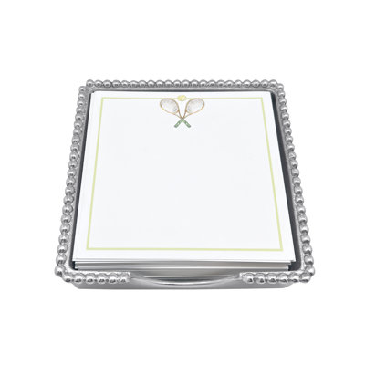 Tennis Beaded Notecard