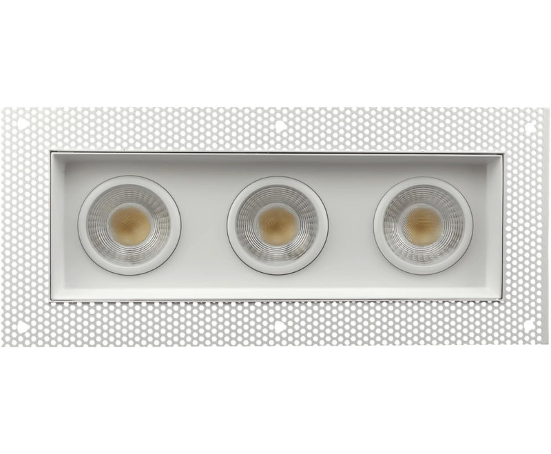 Guirlande à 4 têtes sans bord à 3 têtes de 42 po, 3300 lumens, 5cc