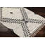 Tapis noir / crème en coton / laine tissé à la main Aristaeus Southwestern-1054674348
