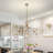 Modern 12-light Bubble Seeded Glass Chandelier-585040356