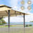 8 X 5Ft 2-Tier Waterproof  Outdoor Grill Gazebo With Vented Top-86340190