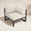 Fauteuil d'angle d'extérieur Smith avec coussins Sunbrella-717478864-722090236