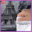 Housse de couette Tour Eiffel Bedding Architecture Modern-123125858