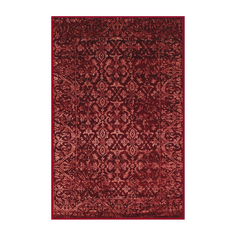 Corrstown Performance Oriental Indoor Rug, Rectangle 5' x 7'
