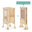Tabouret de tour pour enfant pliable avec pieds anti-basculement et filets de sécurité Guidecraft-2084053246