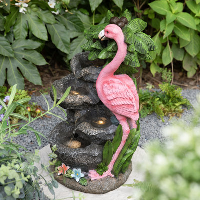 Outdoor Floor Fountain with Lights