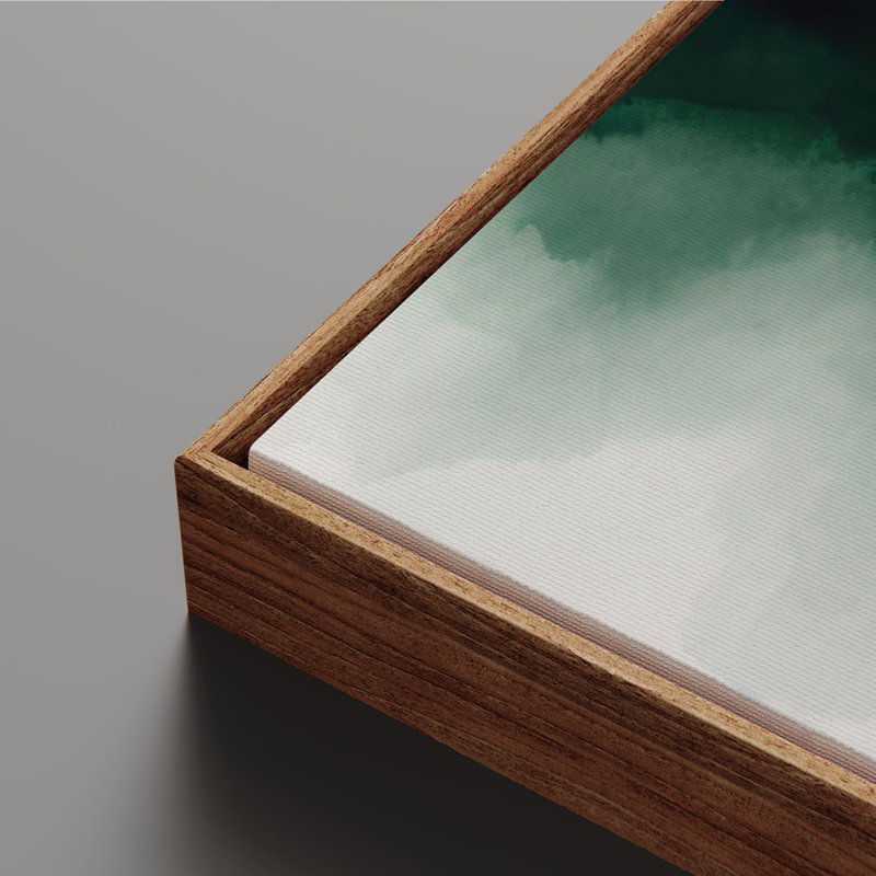 Art mural encadré sur toile, rétro muraux abstraits pour chambre à coucher, H 36 po x l 24 po, Naturel