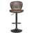 Pascale Swivel Upholstered Adjustable Height Counter Stool