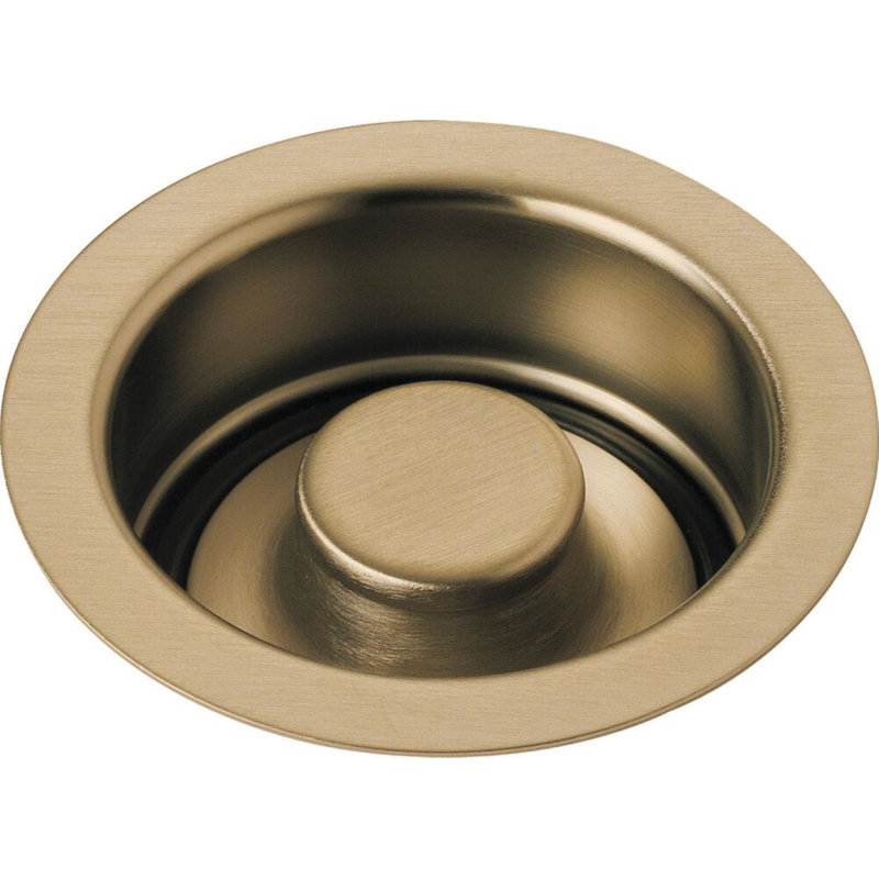 Kitchen Flange Drain Stopper, Brilliance Champagne Bronze