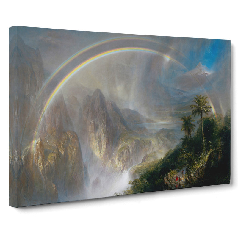 Rainy Season In The Tropics by Frederic Edwin Church - Wrapped Canvas Painting, 50cm H x 76cm W x 3cm D
