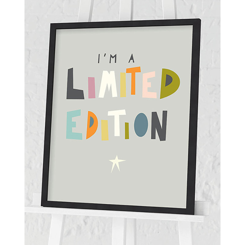 I'm A Limited Edition by Nicola Evans - Single Picture Frame Print