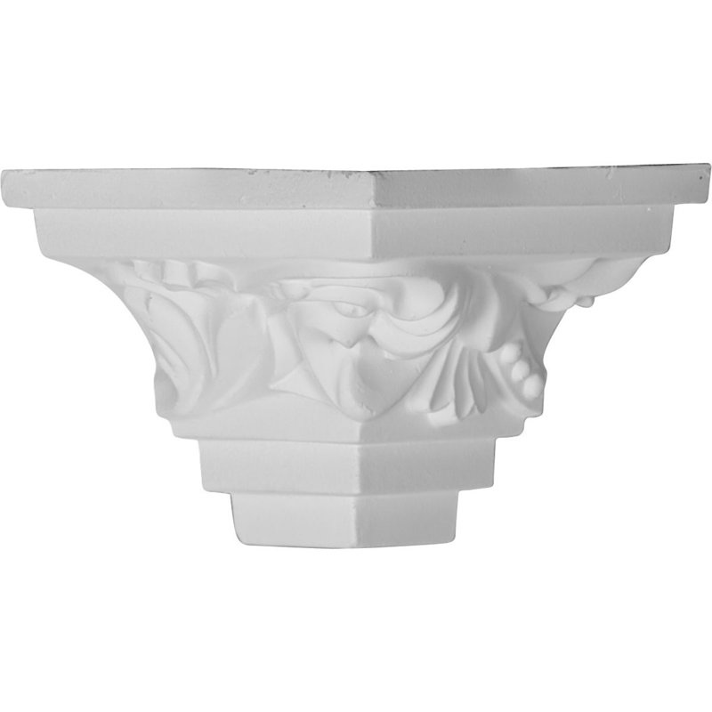 Coin extérieur H 6 po x P 4 1/2 po pour moulures couronnées lisses traditionnelles (correspond à la moulure MLD04X03X05TR) (paquet de 2)