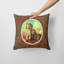  Coussin Shar Pei fauve et chocolat 14 po