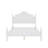Bed Frame Queen Size With Headboard, Vintage Queen Bed Frame With Slats Support-1040670025