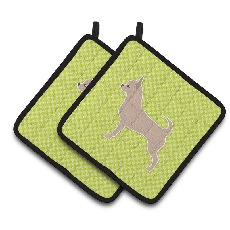 Winston Porter Polyester Potholder, Green