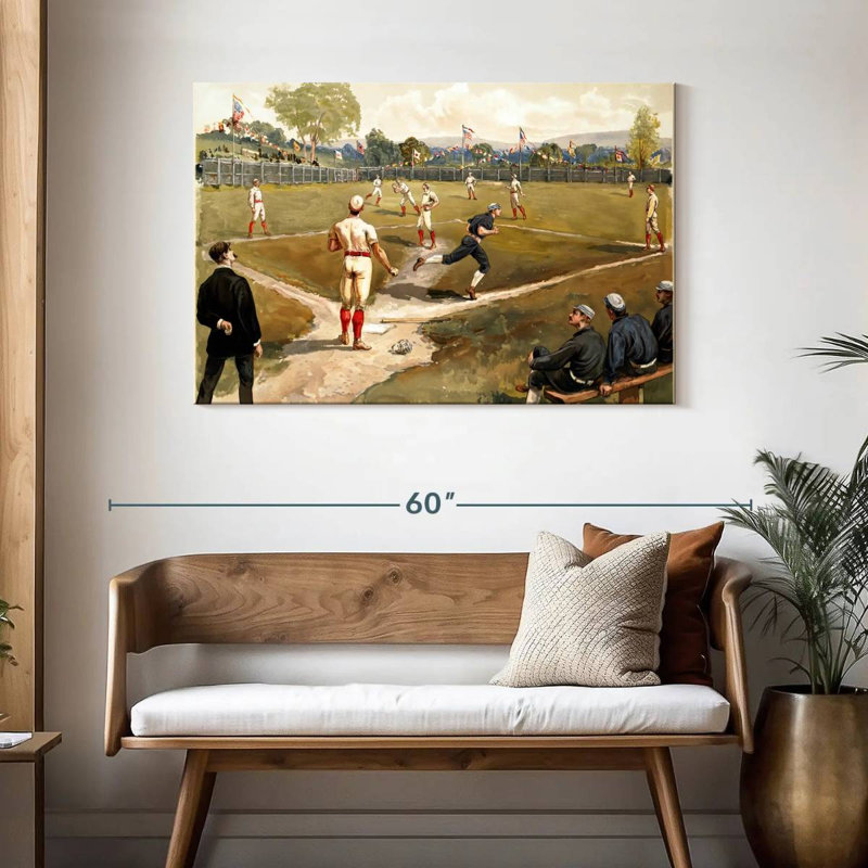 Sireci Baseball, 30" H x 45" W