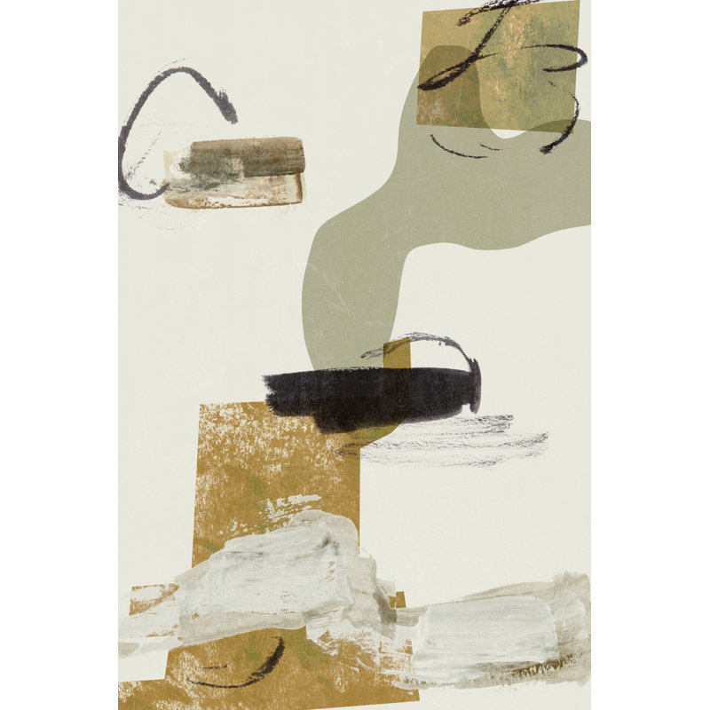 Over The Line II by Melissa Wang - Painting on Canvas, 91 cm H x 61 cm W, Wrapped Canvas