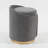 Masoomah 16” Wide Round Upholstered Swivel Pouf Ottoman-104923932