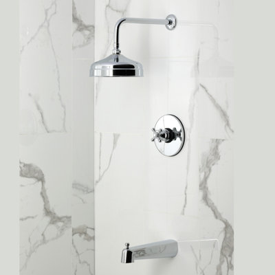 Kingston Brass Metropolitan Single-Handle Pressure Balanced Tub and Shower Faucet