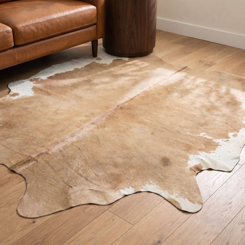 Charlize Cowhide Animal Print Indoor Rug, Novelty 6' x 8'