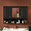 Armoire de rangement murale 41 po avec tablettes ouvertes-323511910