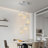 Dazay Light Cluster Rectangle Pendant Modern Pendant Light, Mini Crystal Chandeliers,Adjustable Pendant Light Fixture for Kitchen Island Dinning Room Bedroom-1919891857-1893532007