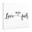 Love Never Fails - Wrapped Canvas Print-1395897391