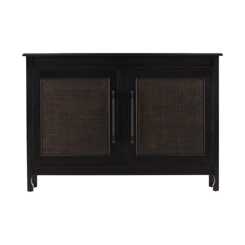 Furniture Classics Black Dalia Mahogany Accent Cabinet
