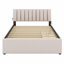 Lit plateforme tapissier avec lit gigogne-347072624-441221877