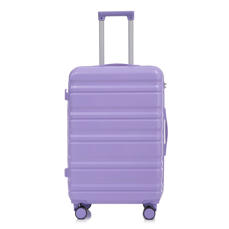 20 "/ 24" / 28 "3 pièces / ensemble en valise à roulettes en ABS, valise de cabine, couleur assortie, serrure à combinaison