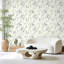 Rouleau de papier peint pelez et collez, motif d'eucalyptus vert sauge amovible, motif floral naturel, l 23,6 po x H 118 po-129704660