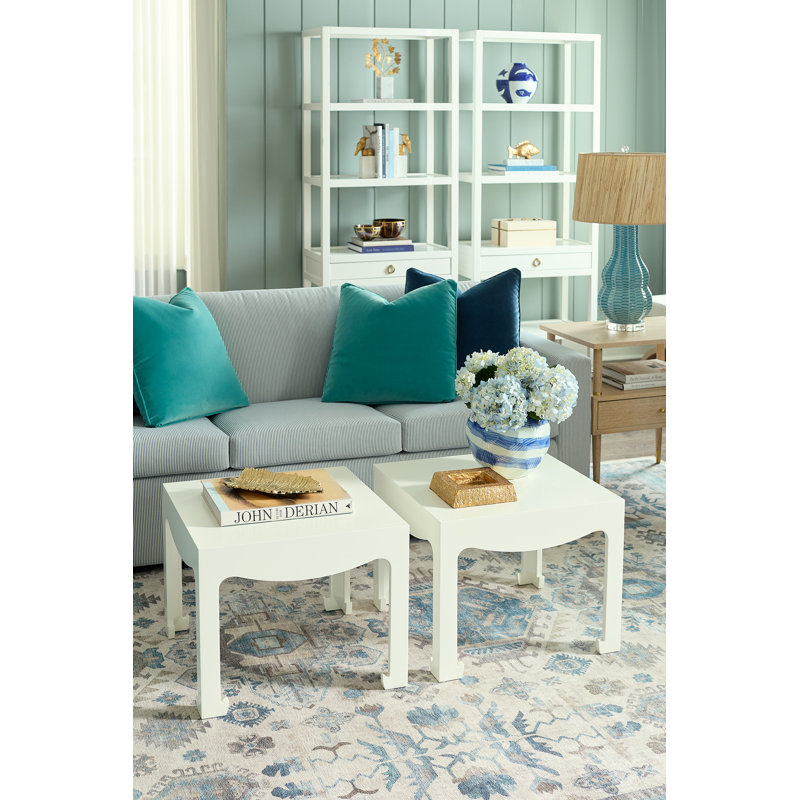 Jacqui Tea Table, Chiffon White