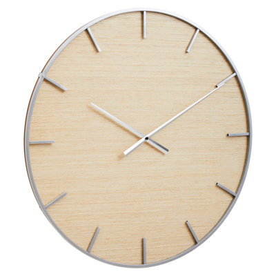 Elverta Metal Wall Clock